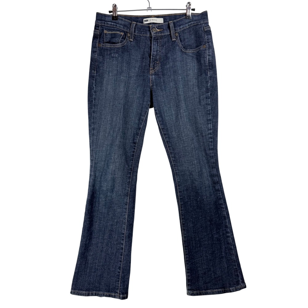 Levis‎ 515 Bootcut Jeans Womens 6S W28 L30 Dark Wash Denim Western Classic Y2K